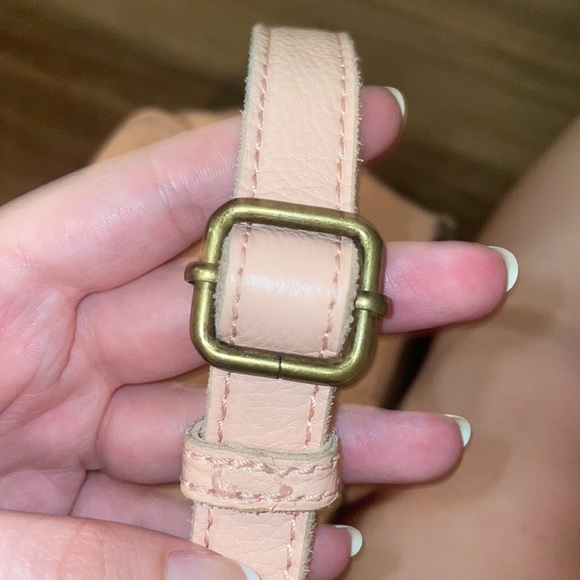 Pink Leather Crossbody Purse with Gold Hardware The Sak - Picture 14 of 14